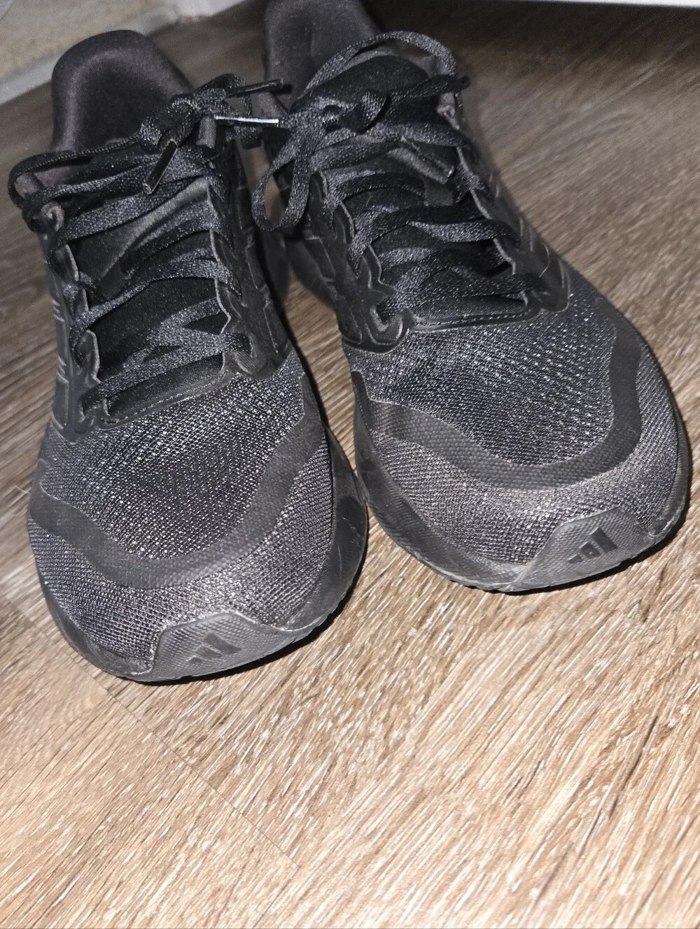 Adidas Black Ortholite Size 9 Workout Shoes Running Sneakers